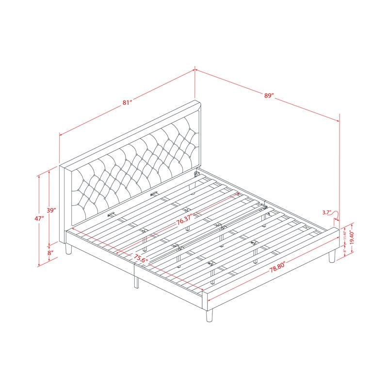 East West Furniture 3-piece Wood King Bedroom Set in Brown/Distressed Jacobean