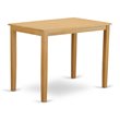 East West Furniture Yarmouth Wood Counter Height Table in Oak