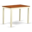 East West Furniture Yarmouth Wood Counter Height Table in Cream/Cherry