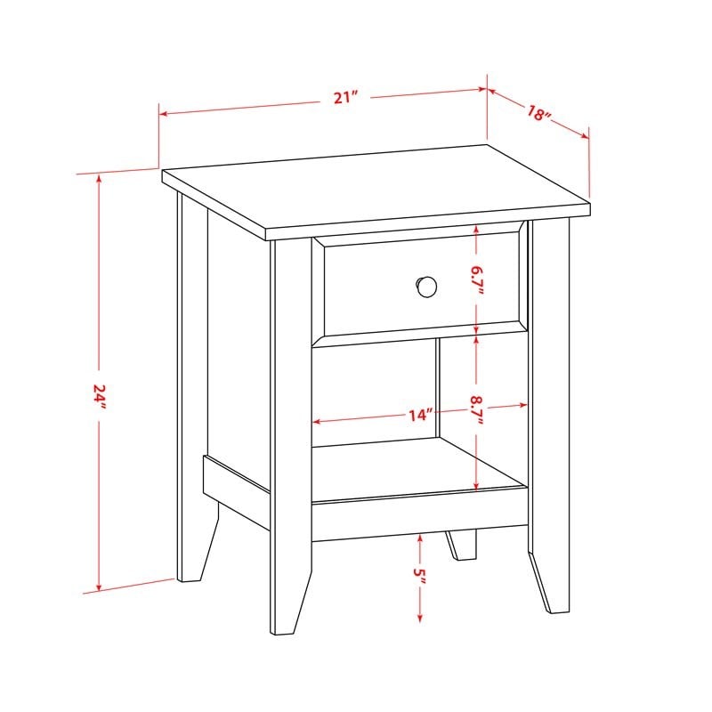 East West Furniture Gallatin 18