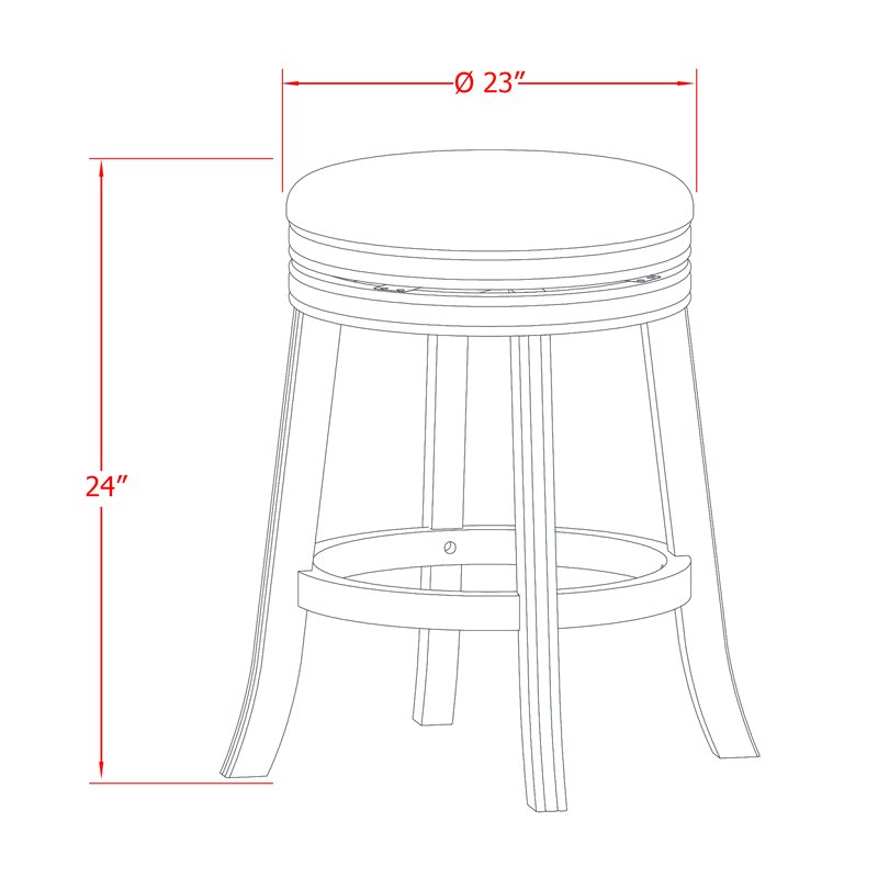 East West Furniture Devers 24
