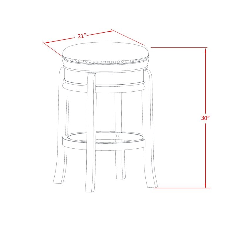 East West Furniture Amherst 30