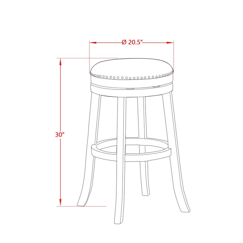 East West Furniture Devers 30