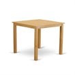 East West Furniture Cafe 3-piece Counter Height Dining Set with 2 Stools in Oak