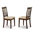 East West Furniture Boston 3-piece Small Dining Table & Chair Set in Cappuccino