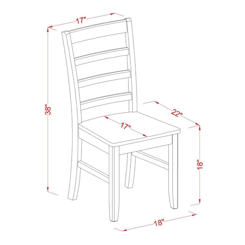 East West Furniture Parfait 11