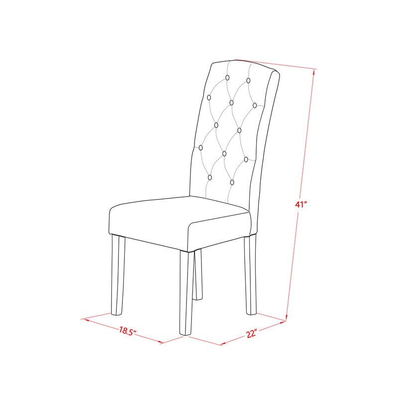 East West Furniture Celina 41