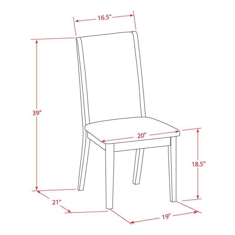 East West Furniture Lancy 39