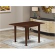 East West Furniture Norden Rectangular Wood Dining Table in Mahogany