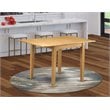 East West Furniture Norden Rectangular Wood Dining Table in Oak
