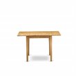 East West Furniture Norden Rectangular Wood Dining Table in Oak