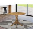 East West Furniture Dublin Traditional Wood Dining Table in Natural