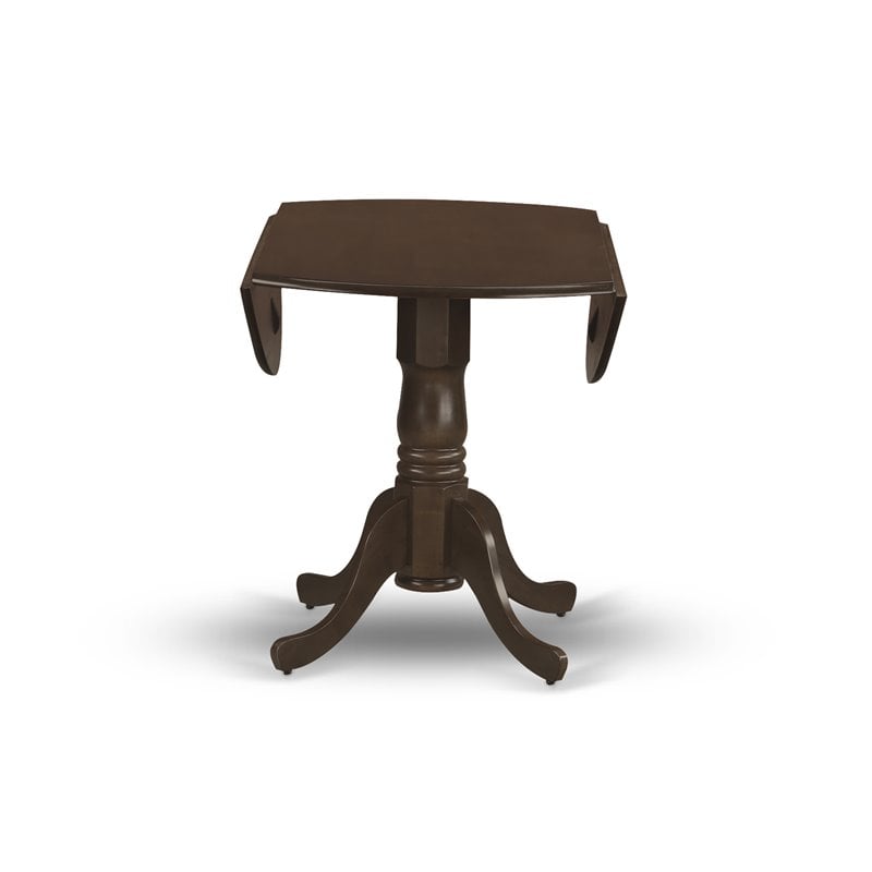 East West Furniture Dublin Traditional Wood Dining Table in Espresso