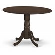 East West Furniture Dublin Traditional Wood Dining Table in Espresso