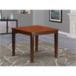 East West Furniture Oxford Square Traditional Wood Dining Table in Mahogany