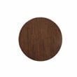 East West Furniture Dublin Wood Dining Table with Pedestal Legs in Walnut