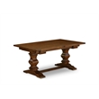 East West Furniture Lassale Rectangular Wood Dining Table in Walnut