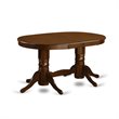 East West Furniture Vancouver Oval Traditional Wood Dining Table in Espresso