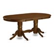 East West Furniture Vancouver Oval Traditional Wood Dining Table in Espresso