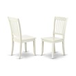 East West Furniture Hartland 3-piece Dining Set with Breakfast Table in White