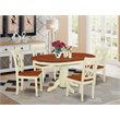 East West Furniture Kenley 5-piece Wood Dining Set with X-Back Chairs in Cherry
