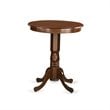 East West Furniture Eden 5-piece Wood Counter Height Dining Set in Mahogany