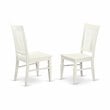 East West Furniture Oxford 5-piece Traditional Wood Dining Set in Linen White