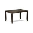 East West Furniture Lynfield 6-piece Dining Set with Bench in Cappuccino