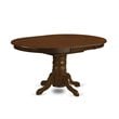 East West Furniture Kenley 7-piece Wood Dining Table and Chair Set in Espresso