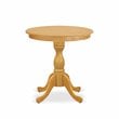East West Furniture Eden 3-piece Traditional Wood Dining Room Set in Oak