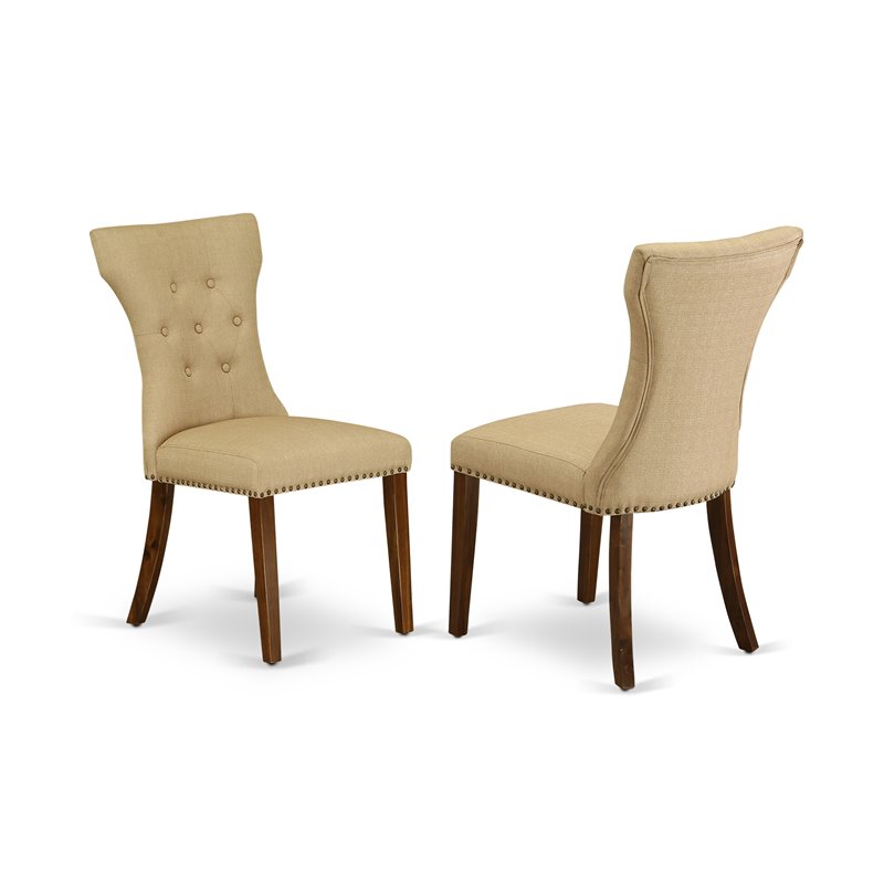 East West Furniture Dublin 3-piece Wood Dining Room Set in Natural