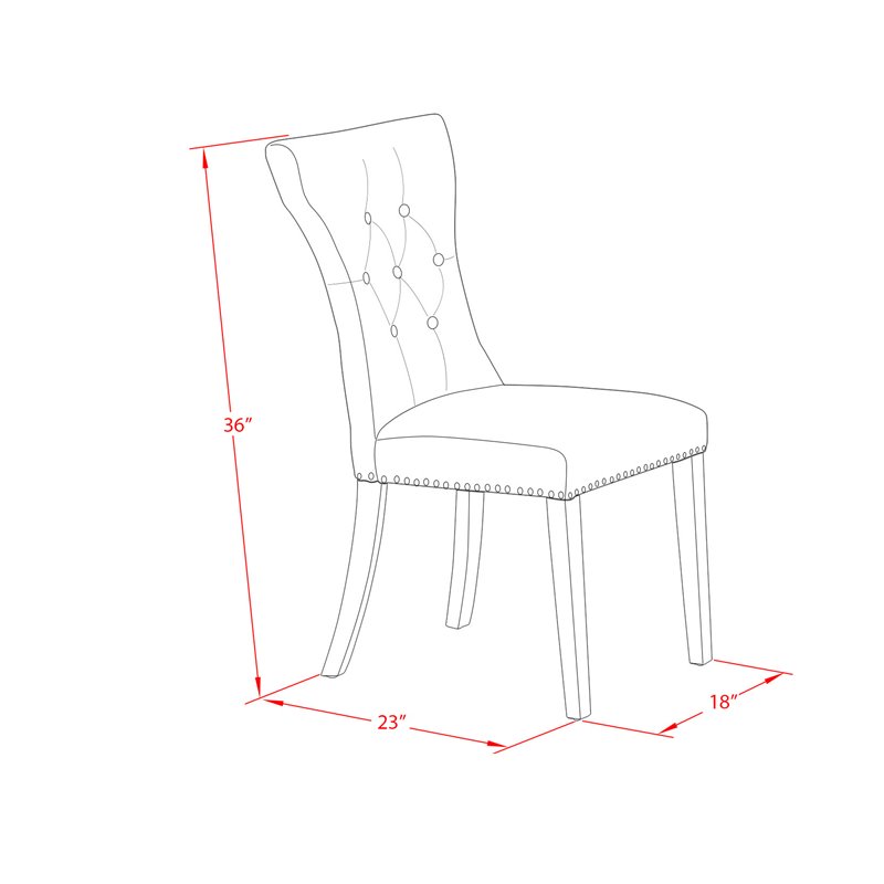 East West Furniture Dublin 3-piece Wood Dining Set in Mahogany/Light Beige