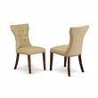 East West Furniture Antique 3-piece Wood Dining Room Set in Walnut