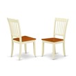 East West Furniture Quincy 9-piece Wood Dining Table and Chair Set in Cherry