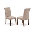 East West Furniture Oxford 5-piece Wood Dining Set in Mahogany/Light Fawn