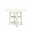 East West Furniture Sudbury 5-piece Wood Dining Set in Linen White/Gray