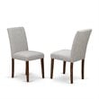 East West Furniture Celina 7-piece Wood Dining Set in Natural/Doeskin