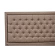 East West Furniture Kendall 2-Piece Wood Queen Bedroom Set in Brown/Jacobean