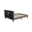 East West Furniture Nolan 3-Piece Wood Queen Bedroom Set in Jacobean/Taupe Brown