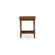 East West Furniture Granbury 3-Piece Wood Queen Platform Bedroom Set in Brown