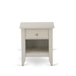 East West Furniture Nolan 3-Piece Wood Queen Bedroom Set in White & Butter Cream