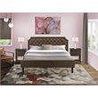 East West Furniture Granbury 3 Pieces Wood King Bedroom Set in Jacobean/Brown
