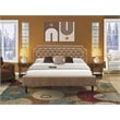 East West Furniture Granbury 3-Piece Wood King Bedroom Set in Jacobean/Brown