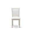 East West Furniture X-Style 9-Piece Wood Dining Set in Cream/Jacobean/White