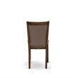 East West Furniture X-Style 9-Piece Wood Dining Set in Coffee/Jacobean