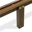 East West Furniture Denton Engineered Wood Full Platform Bed in Weathered Walnut
