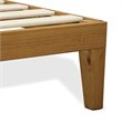 East West Furniture Denton Engineered Wood Full Platform Bed in Rustic Oak