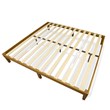 East West Furniture Denton Engineered Wood King Platform Bed in Rustic Oak
