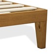 East West Furniture Denton Engineered Wood King Platform Bed in Rustic Oak