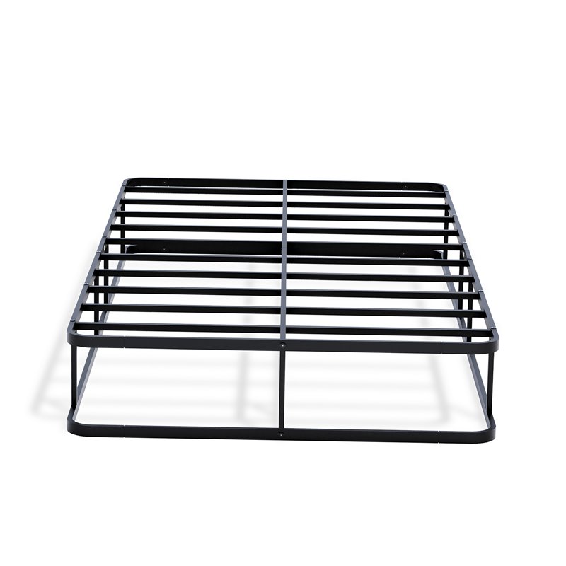 East West Furniture Dothan Traditional Metal Twin Bed Frame in Black